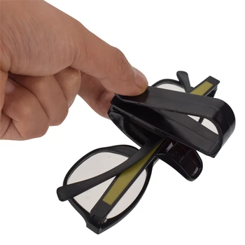 Univerzálny Auto Držiak Pohárov Clonu Okuliare Slnečné Okuliare Lístok Príjemku Klip Skladovanie Držiteľa Auto Zips
