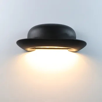 Nepremokavé slamený klobúk nástenné svietidlo jednoduché nordic led vonkajšie vnútorné uličkou koridoru hotel dekorácie nepremokavé nástenné svietidlo LB022103
