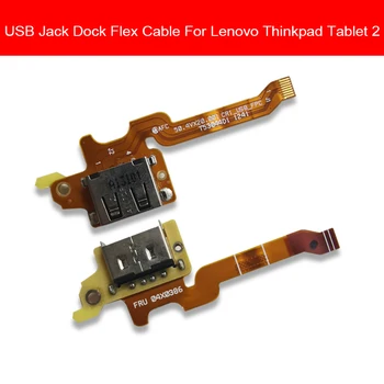 Usb Nabíjací Port Konektor Flex Kábel Pre Lenovo ThinkPad Tablet 2 Napájania, Nabíjací Port Flex Stužkový Kábel Náhradné Diely