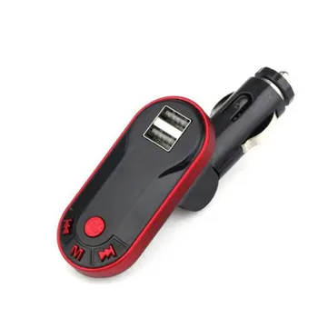 Prenosný FM Vysielač, MP3 Prehrávač Handsfree Súprava do Auta USB Bezdrôtová Pohodlné Módne TF SD Diaľkové Auto styling #267373