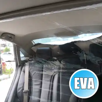 1.4x2.3m EVA Interiéru Vozidla Izolácie Film Transparentné Izolácie Opony Prachu-dôkaz Anti-Kvapky Ochranná Fólia pre Auto Taxi