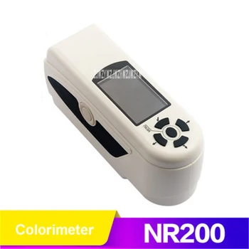 NR200 Vysoko Presné Ručné Farba Rozdiel Meter Prenosné Kolorimeter Plastové Kovové Kontrast Farieb Spektrofotometer 220V