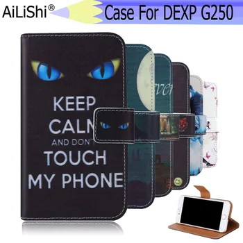 AiLiShi Pre DEXP G250 Prípade Exkluzívny Špeciálne Telefón G250 DEXP Maľované Kožené puzdro Luxusné Flip Kreditnej Karty Držiteľ Peňaženky