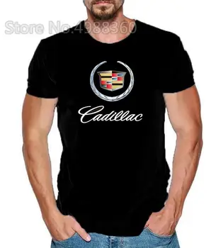 2019 Nové letné Cadillac Mužov Tričká Bavlnené O Krku, Krátke Rukávy bežné t-shirt American Apparel Mužov Cadillac t-shirt Veľkoobchod