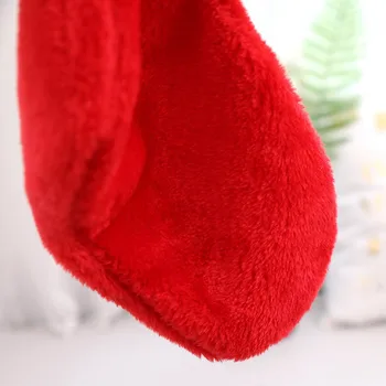 Červené Krátke Úlety Vysoko kvalitné Vianočné Ponožky Pančuchy Veľké Vianočné Darčeky, Tašky Nový Rok Vianočné Dekorácie pre Domov 2018