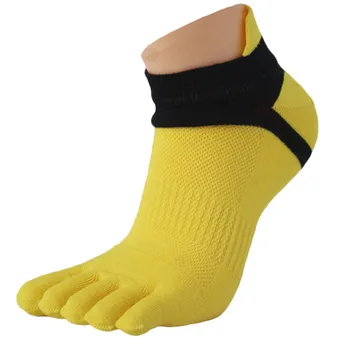 1 Pár Mužov Oka Meias Ponožky Športové Bežecké Päť Prst, Prst Ponožky Skarpetki Anti-drop Non-slip Textílie Priedušné Ponožky Calzino
