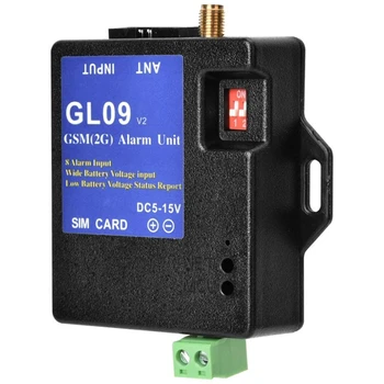 GL09 8 Kanálov batériové Aplikácie Ovládanie GSM Alarm systém Upozorní SMS Bezpečnostný Systém 2019