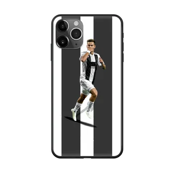 Futbal Paulo Dybala Telefón puzdro Pre iphone 4 4S 5 5C 5S 6 6S PLUS 7 8 X XR XS 11 PRO SE 2020 MAX black mobilný kryt tpu
