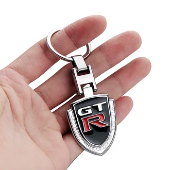 Auto Kovové GTR Logo Keychain Keyring Krúžok reťaze Držiak Pre Nissan NISMO Tiida Teana krčma pri ceste X-trail Almera Qashqai Príslušenstvo