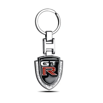 Auto Kovové GTR Logo Keychain Keyring Krúžok reťaze Držiak Pre Nissan NISMO Tiida Teana krčma pri ceste X-trail Almera Qashqai Príslušenstvo