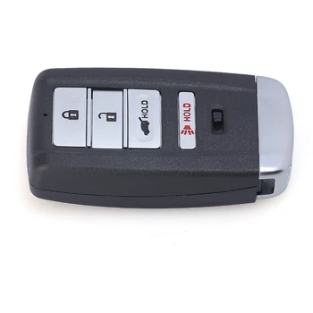 KEYECU 2 Ks Náhradné Smart Remote Kľúča Vozidla púzdro S 3+1/ 4 Tlačidlá - FOB pre Acura MDX RDX ILX TLX-2019 KR5V1X