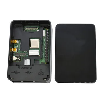 1pcs Ochranné puzdro Shell Bývanie S LED Porty ABS Plastu Pre Raspberry Pi 4