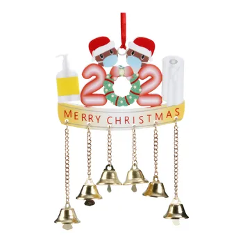 Osobné Pozostalá Rodina Maska 2020 Vianočné Dekorácie S Zvony Roztomilé Vianočné Dekorácie, Hračky 2020 Vianočné Ozdoby