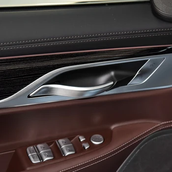 Auto vnútorné rukoväť kryt výbava pre BMW G12 7 série interiérové dvere panel vytiahnuť prípade doprava doľava držiteľ lakťovej opierky držadla vytiahnuť dopravcu