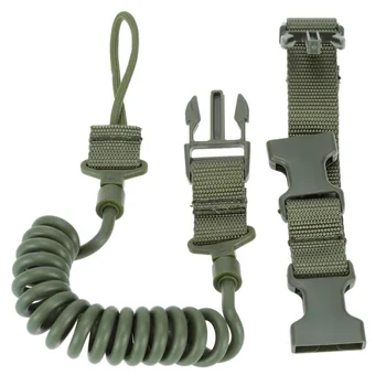 Multifunkčné taktické ozdobná šnúrka na uniforme, zbraň lano, bezpečnostné lano, anti-stratil vonkajšie vojenské fanúšikov, na jar a na nosenie-odolné elastické keyc