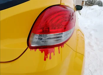 Auto domov sklo notebook osobnosti nálepky halloween horror kvapka krvi pre Porsche 918 Cayman Boxster 919 718 GT3