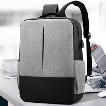 Slim Laptop Backpack Mužov 15.6 Palce Úrad Práce Ženy Batoh Business Taška Unisex Čierna Ultralight Batoh Tenké Späť Pack