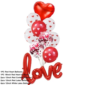 Valentína Sladké Fóliový Balón Srdce Láska Pery Balónoch Diamant Na Výročie Svadby, Party Dekorácie Domov Dodávky