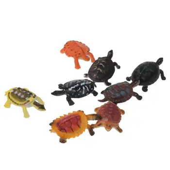 Plastové Figúrky Zvierat Model Dinosaurov Hmyzu Žijúcich Morských Vzdelávacie Hračka Dieťaťa - Rôzne - Korytnačky 8pcs