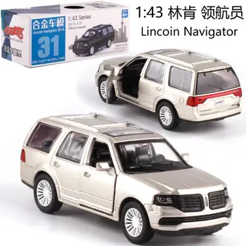 Lincoln modely áut zliatiny vytiahnuť späť Lincoln Navigator SUV,Originálne balenie,predaj hračiek,doprava zdarma