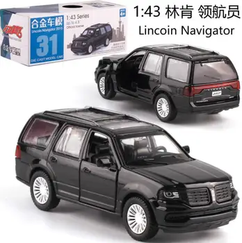 Lincoln modely áut zliatiny vytiahnuť späť Lincoln Navigator SUV,Originálne balenie,predaj hračiek,doprava zdarma