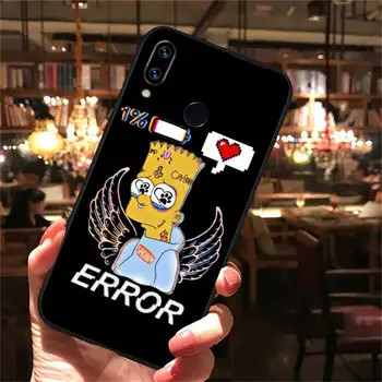 Homer J Simpson zábavné Bart Simpson Telefón puzdro Pre Xiao Redmi 7 9t a3 9se k20 mi8 max3 lite 9 poznámka 8 9s 10 pro