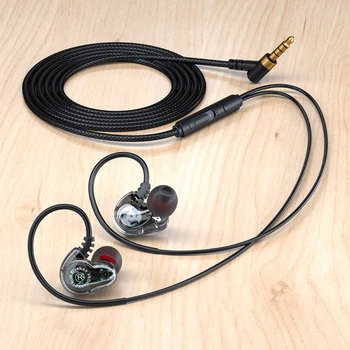 3,5 mm Univerzálny Káblové Slúchadlá Zavesiť Ucho Heavy Bass Music Športové Headset s Mikrofónom