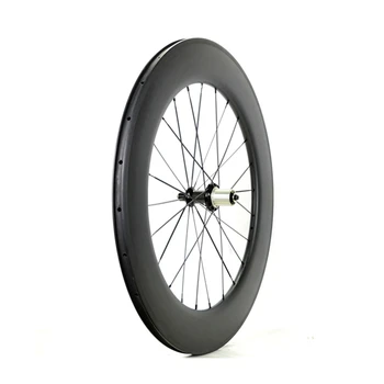 700 C uhlíka Zadné kolesá 88mm hĺbka 25 mm šírka clincher/Rúrkové Cestnej bike carbon Zadné dvojkolesia s 3 k matný povrch,Vysoký rám