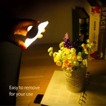 Nové 1PC Four-leaf Clover Ľudské Telo Indukčné Lampy USB Nabitá, LED Intelligent Light-ovládané Nočné Lampy, Nočné Lampy, Skrine