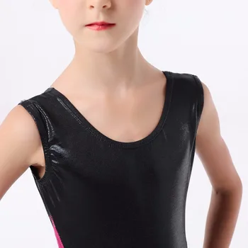 Deti Dievča Formálne Balet Tanečné Módne Bez Rukávov Star Patchwork Gymnastika Trikot Jumpsuit Kostýmy Tutu Šaty
