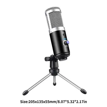 Chladič Mikrofón Usb Počítača Mikrofón na Youtube Podcast Nahrávanie Nástroj Hrať Live Hlasový Chat Mikrofón Stolový /