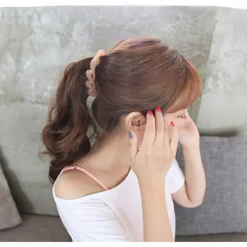 1pcs Fashion Dievčatá Svorka Banán Vlasy Klip na Uchopenie kórejský Vlásenky Copu Držiteľ Ženy pokrývku hlavy Príslušenstvo