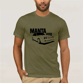 OPEL MANTA 400 OKRÚHLE SVETLOMETY Mens T-Shirt Oblečenie Populárne T-Shirt Crewneck Bavlna Tees