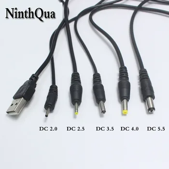 NinthQua 1pcs USB Port 2.0*0.6 mm 2,5*0.7 mm 3.5*1.35 mm 4.0*1.7 mm 5.5*2.1 mm 5V DC Barel Konektor Napájacieho Kábla Konektor