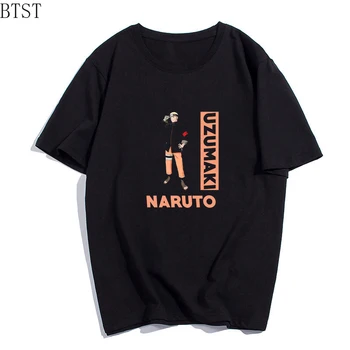 Naruto Uzumaki Zábavné Retro Muži/ Ženy T-Shirt Harajuku Streetwear Zábavné Móde, Estetické Bavlna Unisex Tričko