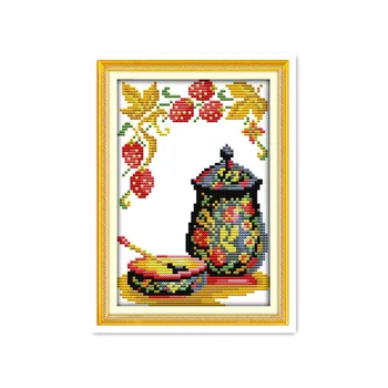 Čínsky vlastnosti cross-stitch ručné práce malého rozsahu, keramiku, šitie súpravy, nábytok, textílie, dekorácie, obrazy