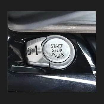 Zliatina hliníka Auto Motor Štart Stop vypínač Tlačidlo Výbava pre BMW X3 X4 X5 X6 F25 F26 F15 F16