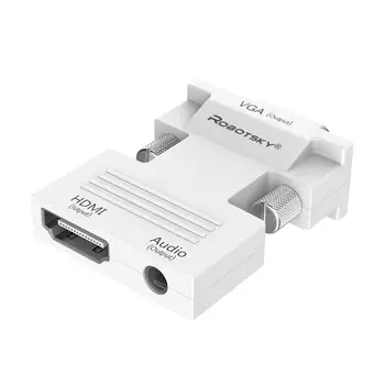 1080P HDMI / VGA Digitálneho na Analógový Audio Adaptér Video Converter Kábel pre PC, Notebook, TV Box Projektor