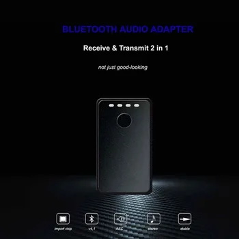 Bluetooth 4.1 Aux 3,5 mm RCA stereo Audio Vysielač a Prijímač Bezdrôtovej music Adaptér Pre SmartPhone PC TV slúchadlá