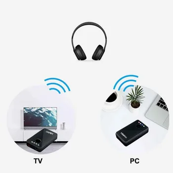 Bluetooth 4.1 Aux 3,5 mm RCA stereo Audio Vysielač a Prijímač Bezdrôtovej music Adaptér Pre SmartPhone PC TV slúchadlá