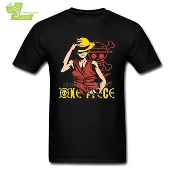 Luff Angry Jeden Kus Anime Grafické T Košele Mužov O Krk Krátky Rukáv T-Shirt Projektovanie Zábavné Tričká Na Predaj