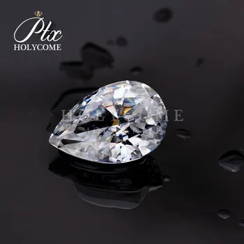 2.5x3mm hot predaj melee veľkosť Hruška rez vysoko kvalitné D VVS1 voľné moissanite pre diamantový prsteň prijať custozation veľkoobchod