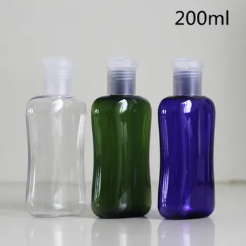 30pcs/veľa 200 ml plastových prázdne fľaše s stlačte spp (Disk top spp ),fľaše na mlieko, šampón, kozmetické balenia