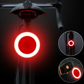 Tocawe Vodotesný LED Nabíjania Cyklistické zadné svetlo na Bicykel Zadné Svetlo LED Bicykel Zadné Lampy, USB Nabíjateľné Kolo Kolo zadné Svetlo