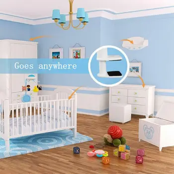 Univerzálny Baby Monitor Držiteľ 360-Stupňový Otočný Flexibilné Baby Kameru Pripojit Polica Bezpečnejšie Monitor Stojan pre malé Deti Príslušenstvo