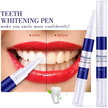 White Teeth Whitening Pen Zubný Gél Whitener Bleach Odstránenie Plaku Škvrny Zubné Nástroje, Ústna Hygiena, Čistenie Zubov Sérum