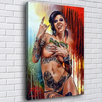 Tetovanie žena bar dekoratívne maliarstvo umenie wall art obrazov na stenu pre obývacia izba maliarske plátno