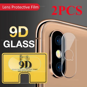 2 KS 9D Zadná Kamera Screen Protector Pre iPhone XR X XS Max XS 7 8 Plus Mäkké Tvrdené Sklo Objektívu Film Pre iPhone X 10