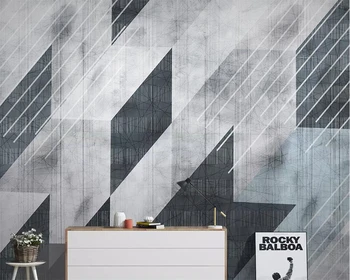 Beibehang Vlastnú tapetu moderný minimalistický abstraktné geometrické línie, TV joj, nástenná maľba obývacia izba, spálňa nástenná maľba 3d tapety