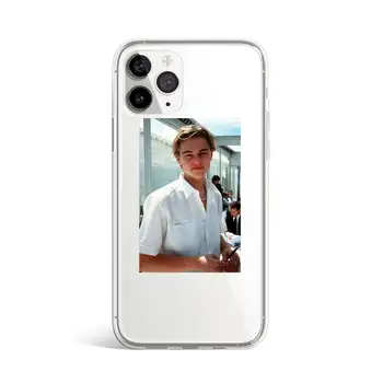 Leonardo DiCaprio Telefón Prípade Transparentné pre iPhone 11 12 mini pro XS MAX 8 7 6 6 Plus X 5S SE 2020 XR